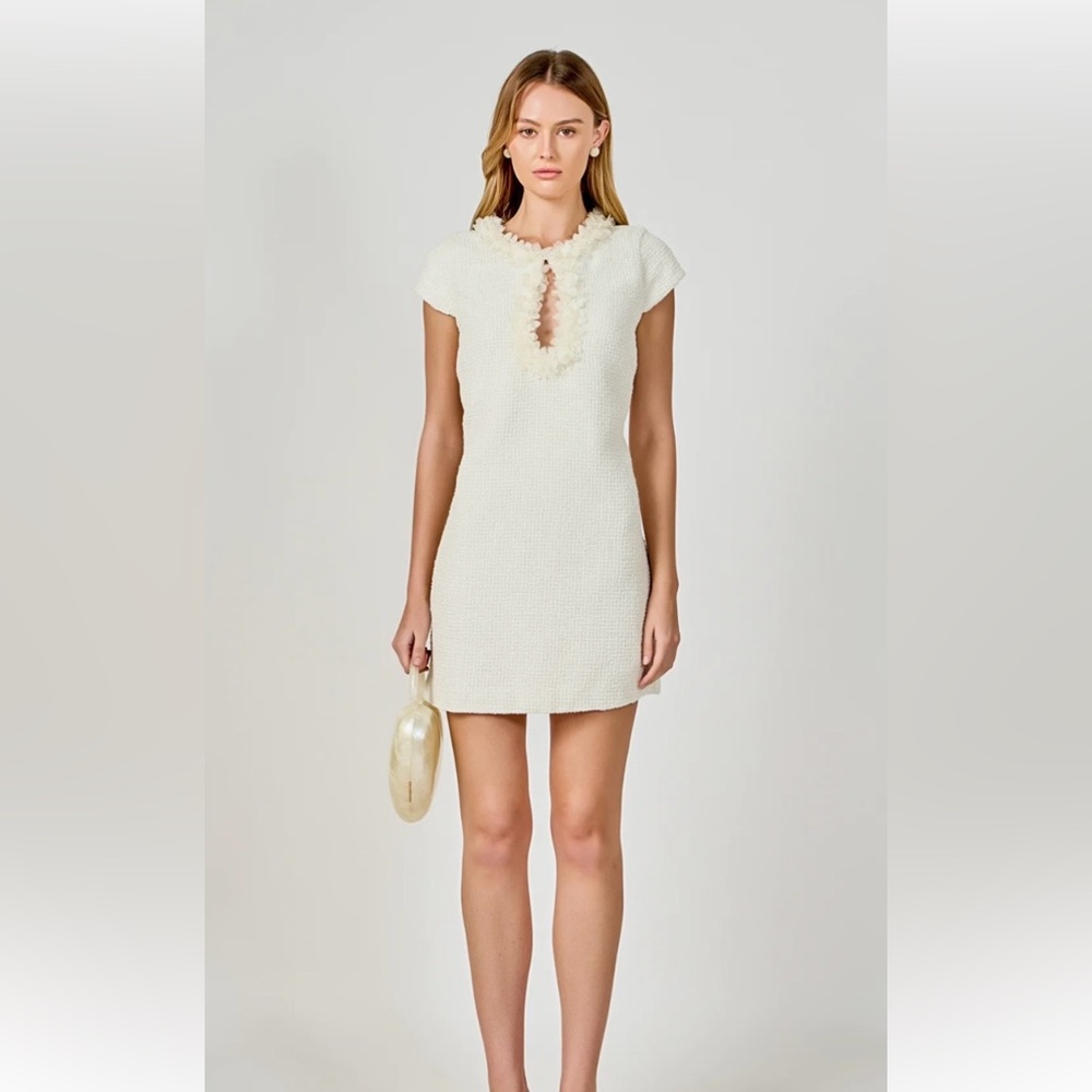 Endless Rose Cream Mini Dress